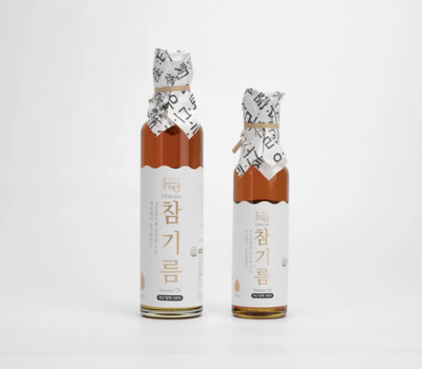 올깨유 선물세트 2호 (참기름 300+180ml)