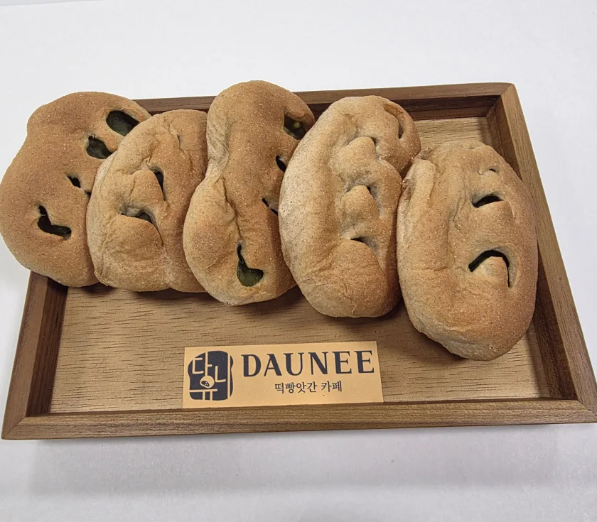 다유니 통밀 완두앙금빵 475g [95g*5개]